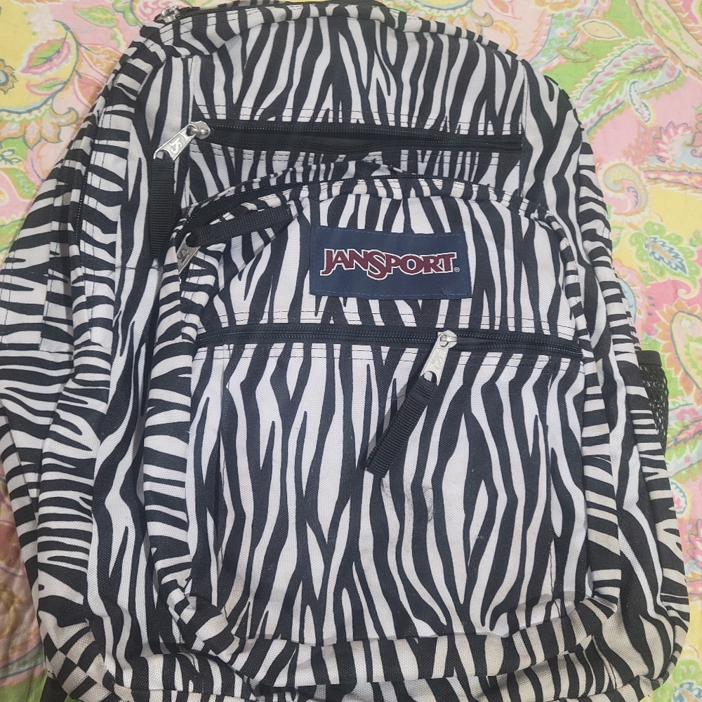 Jansport Zebra Bookbag